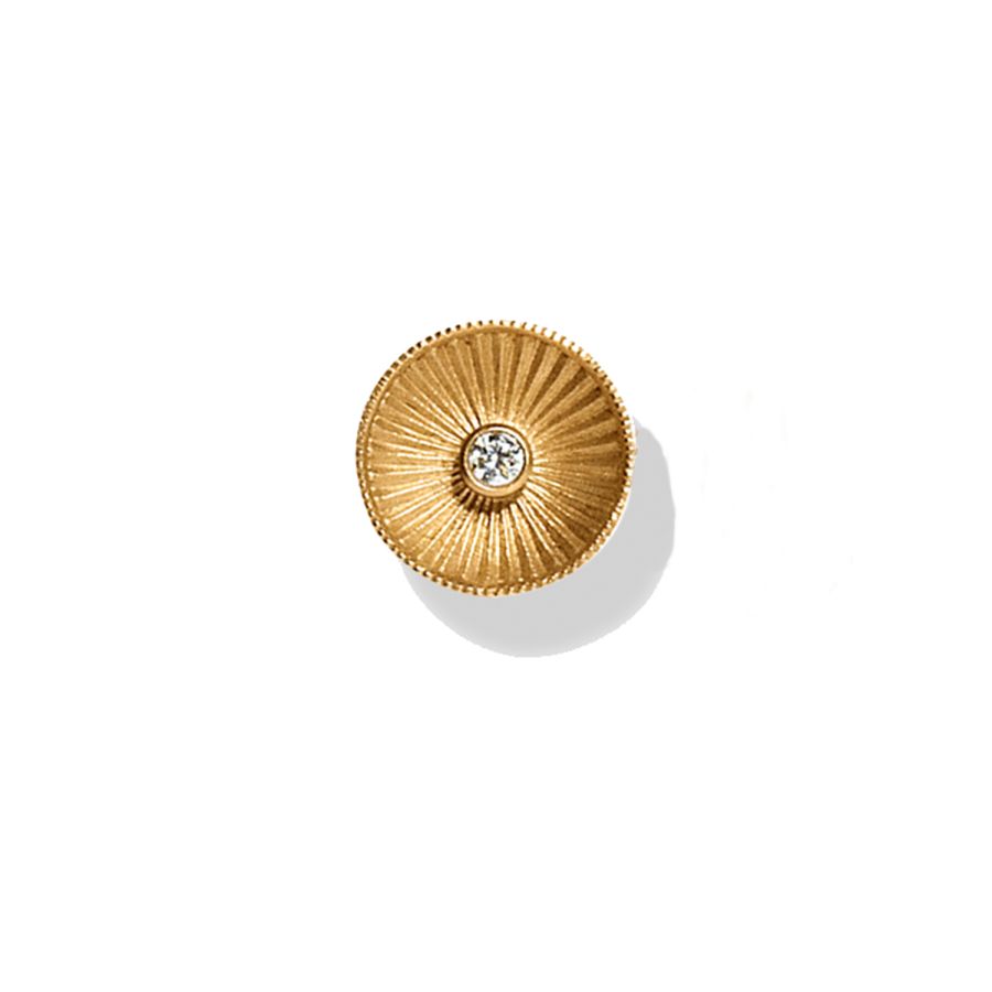 Ørering<br> EDA guld diamant