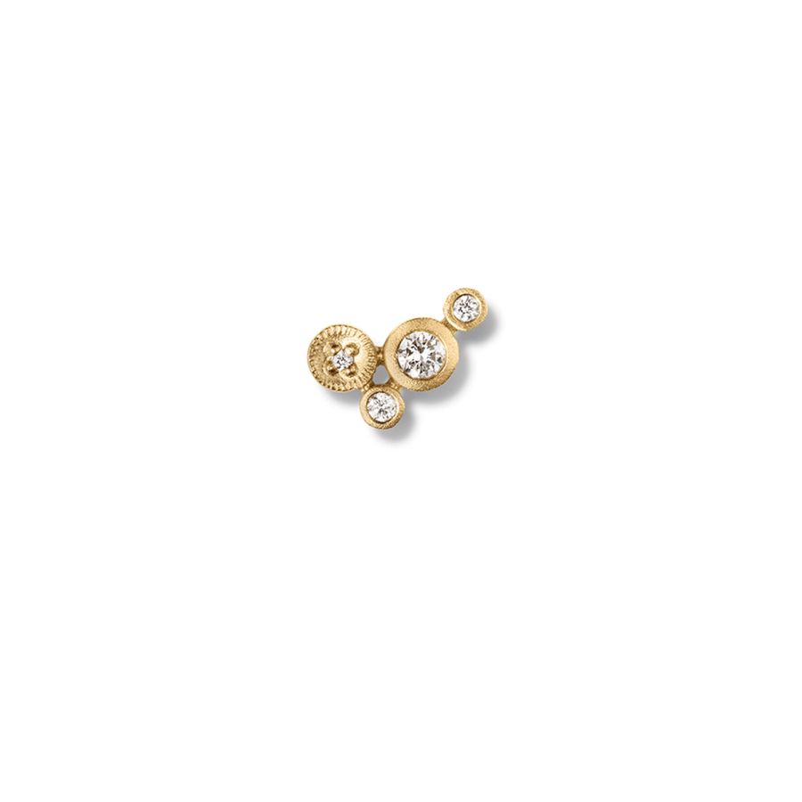 Ørestik / Fås som flat back<br> ENINO guld diamant