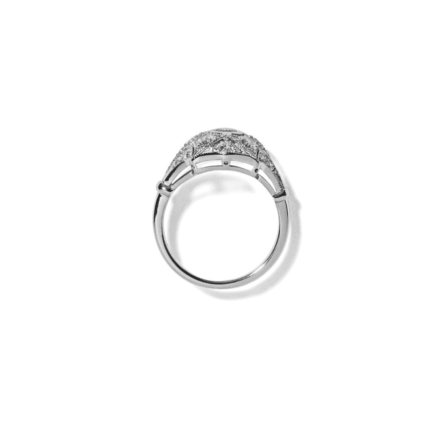 Ring <br> ROCK hvidguld diamant