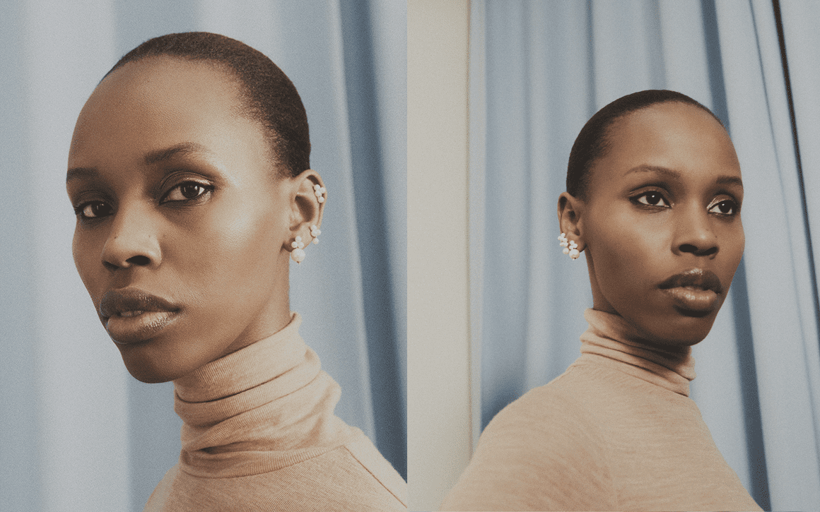 anoucka perleoereringe