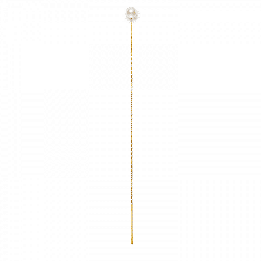 Vedhæng til ørering<br> EAR CHAIN FOUR guld