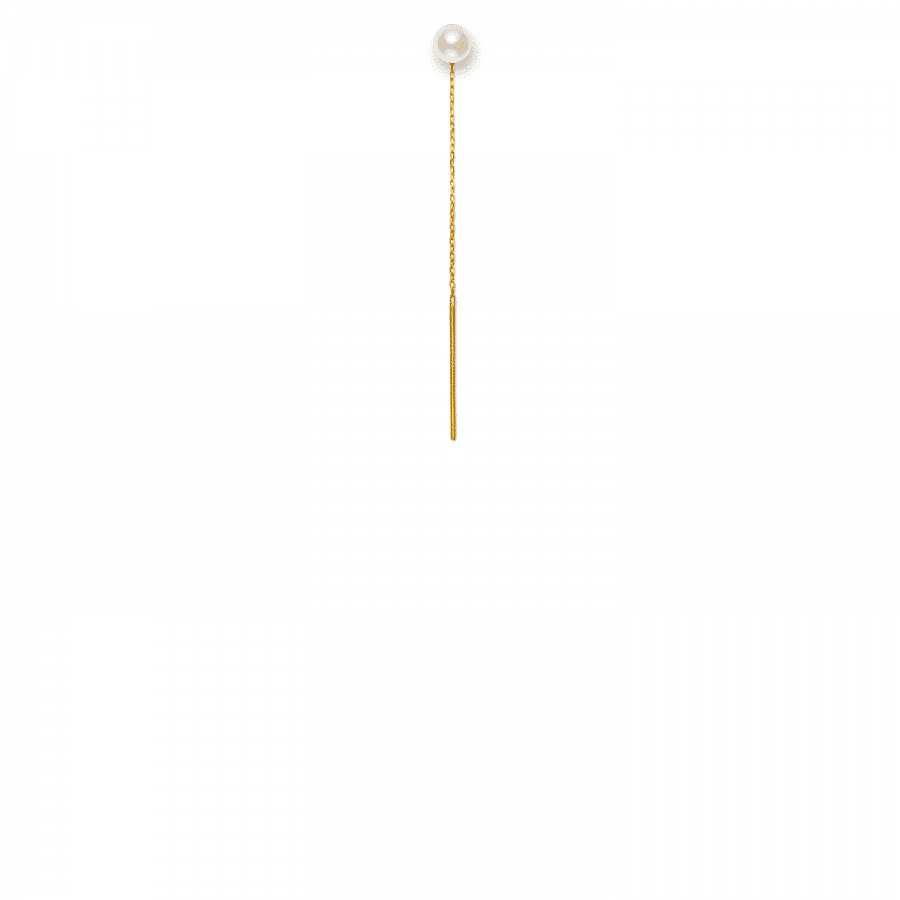 Vedhæng til ørering<br> EAR CHAIN ONE guld