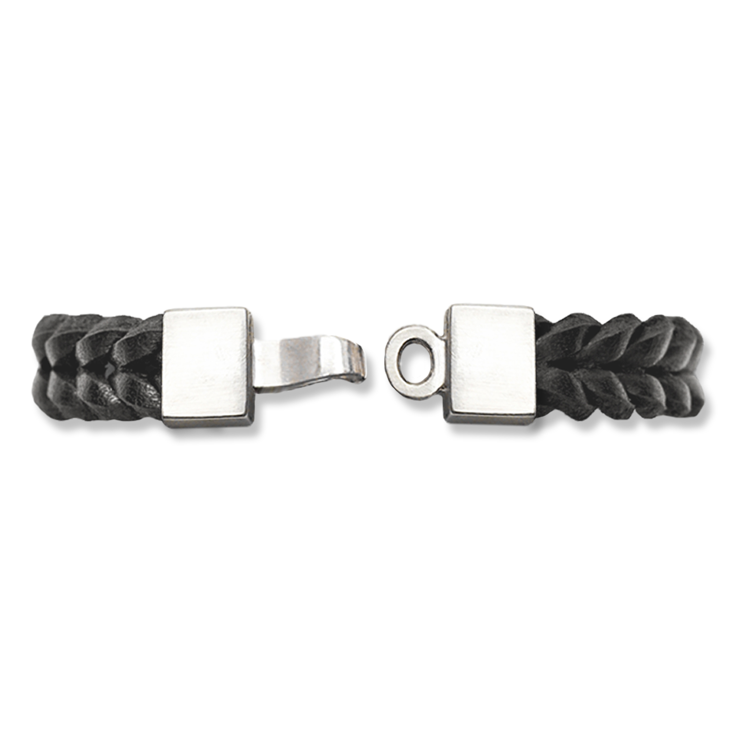 Lås til L-BRACELET<br> HOOK BOX LOCK poleret sterlingsølv