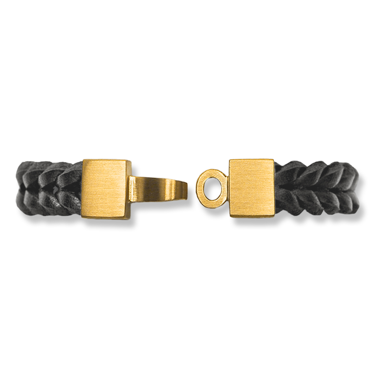 Lås til LHA LEATHER BRACELET<br> HOOK BOX LOCK guld