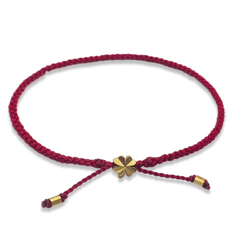 Knyttet armbånd<br> BARTISAN ONE guld (red pagoria)