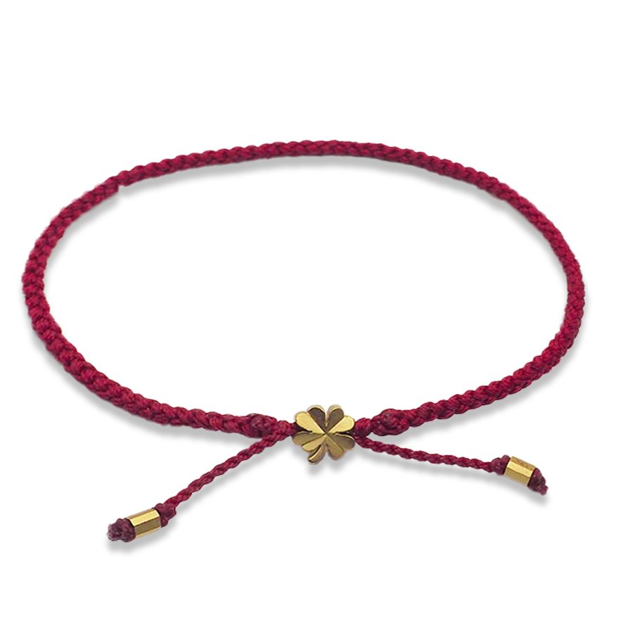 Knyttet armbånd<br> BARTISAN ONE guld (red pagoria)