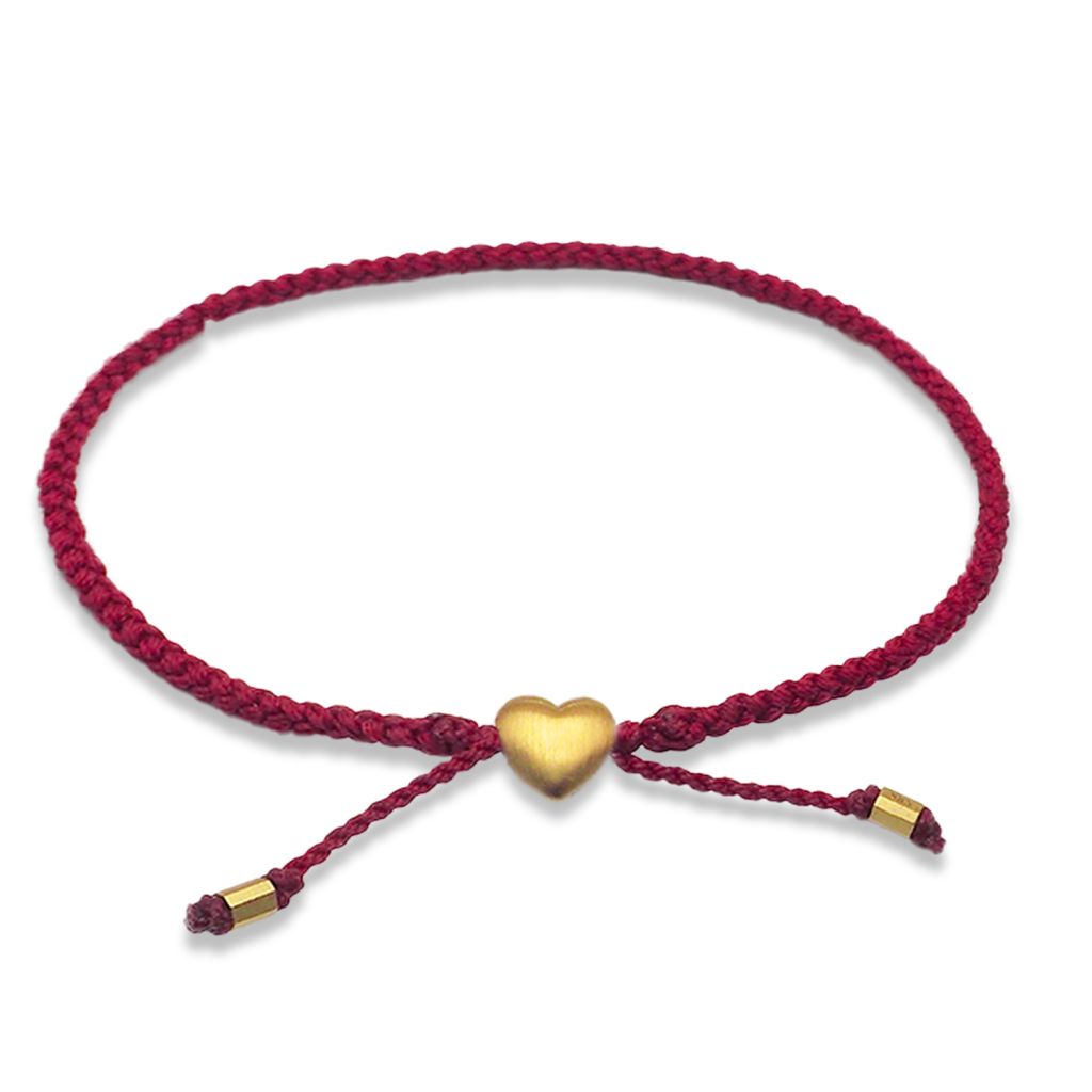 Knyttet armbånd<br> BARTISAN ONE guld (red palori)