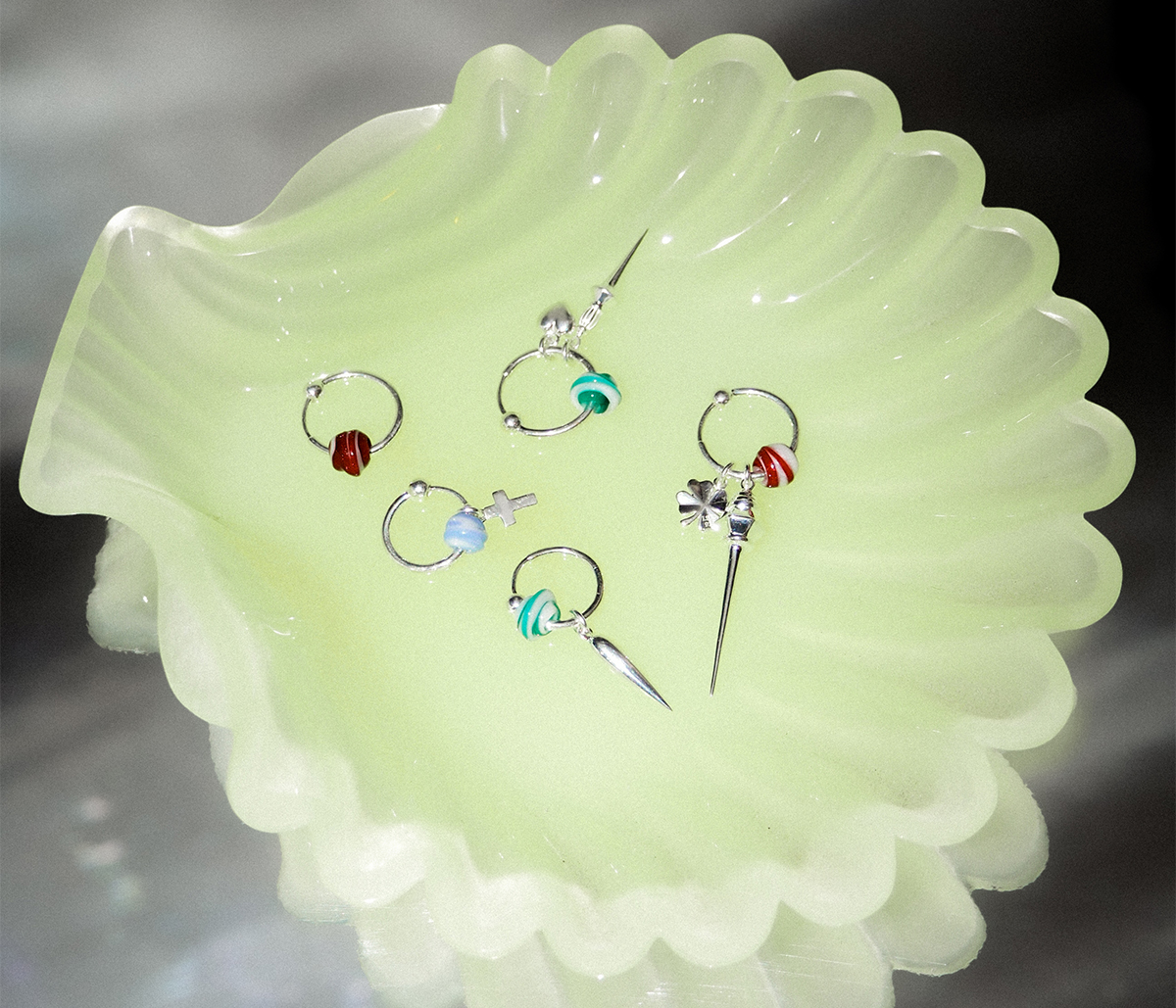 Murano Glass Beads Wrapped Murano Glass Beads Wrapped