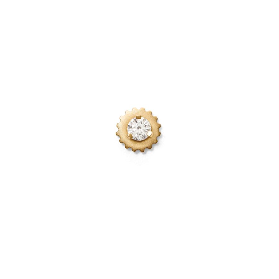 Ear stud<br> EMMI10 gold diamond