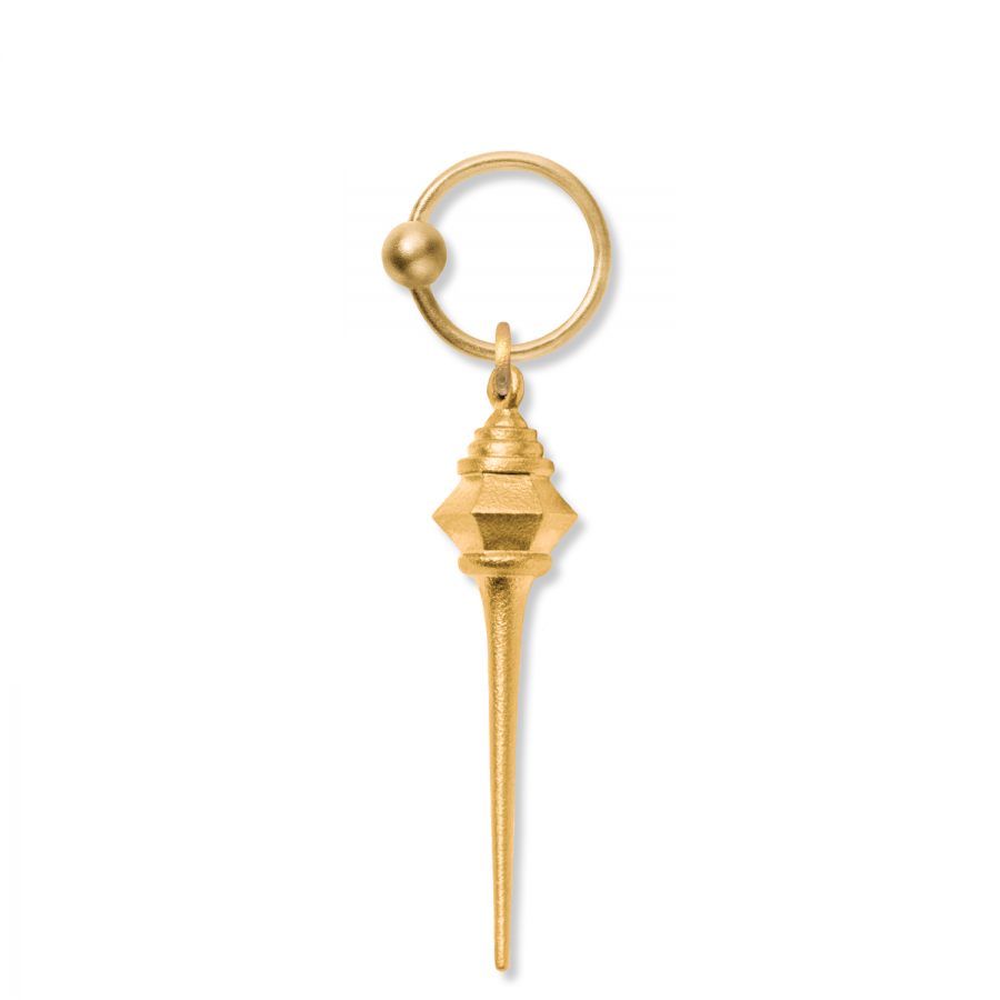Pendant for earring<br> MINI PANEWELL gold (round small eyelet)