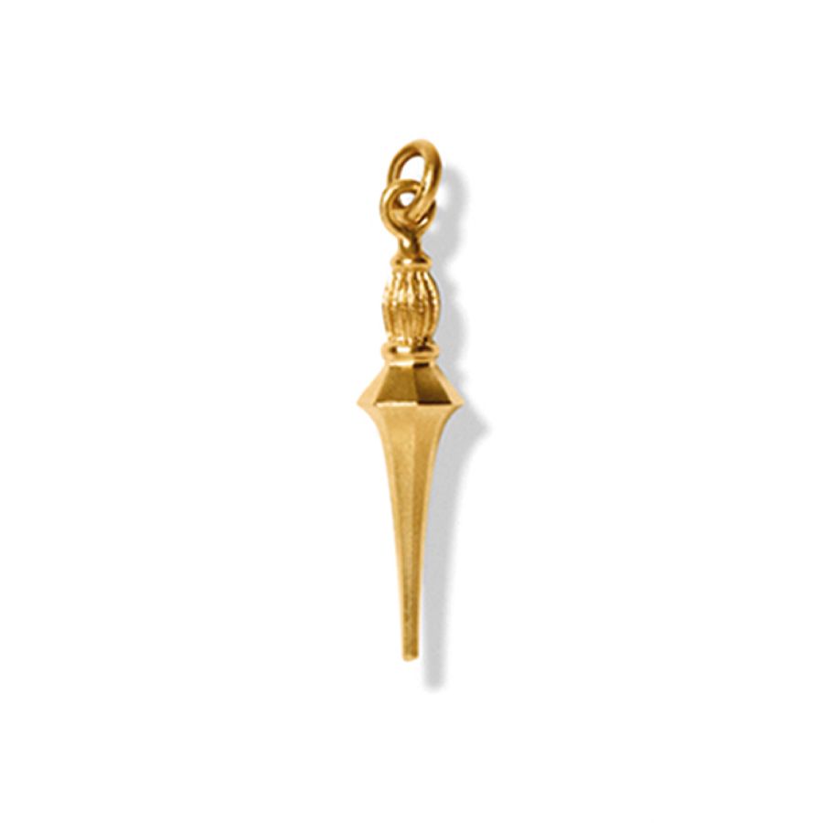 Pendant for earring<br> MINI PALFREY gold (round small eyelet)
