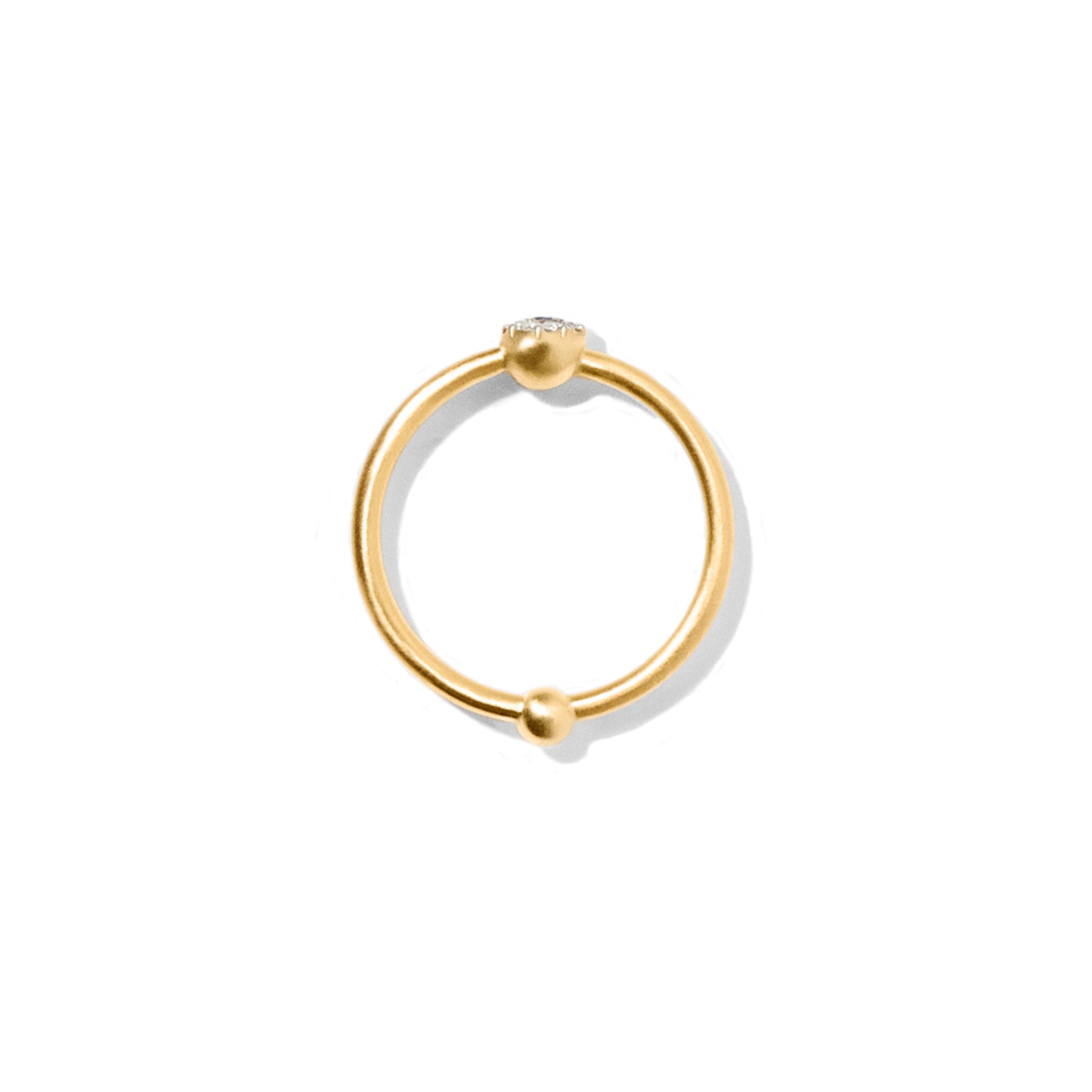 Ring<br> ROSEL gold diamond sapphire