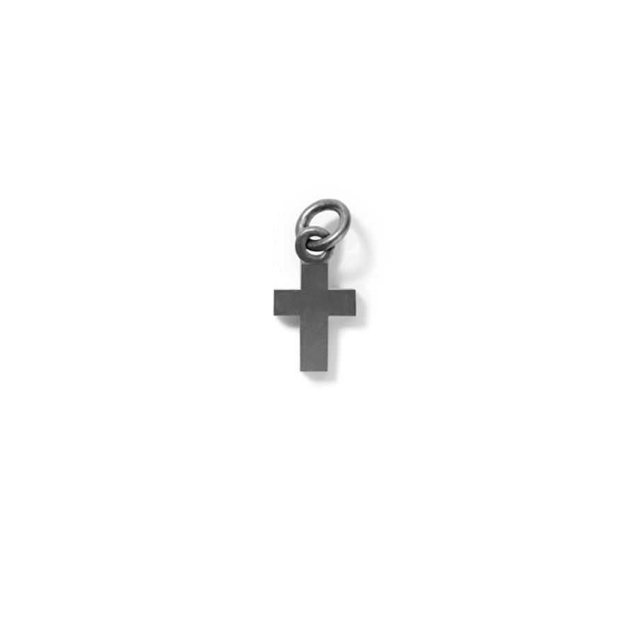 Pendant for earring<br> MINI PADDLEFORD grey sterling silver (round small eyelet)