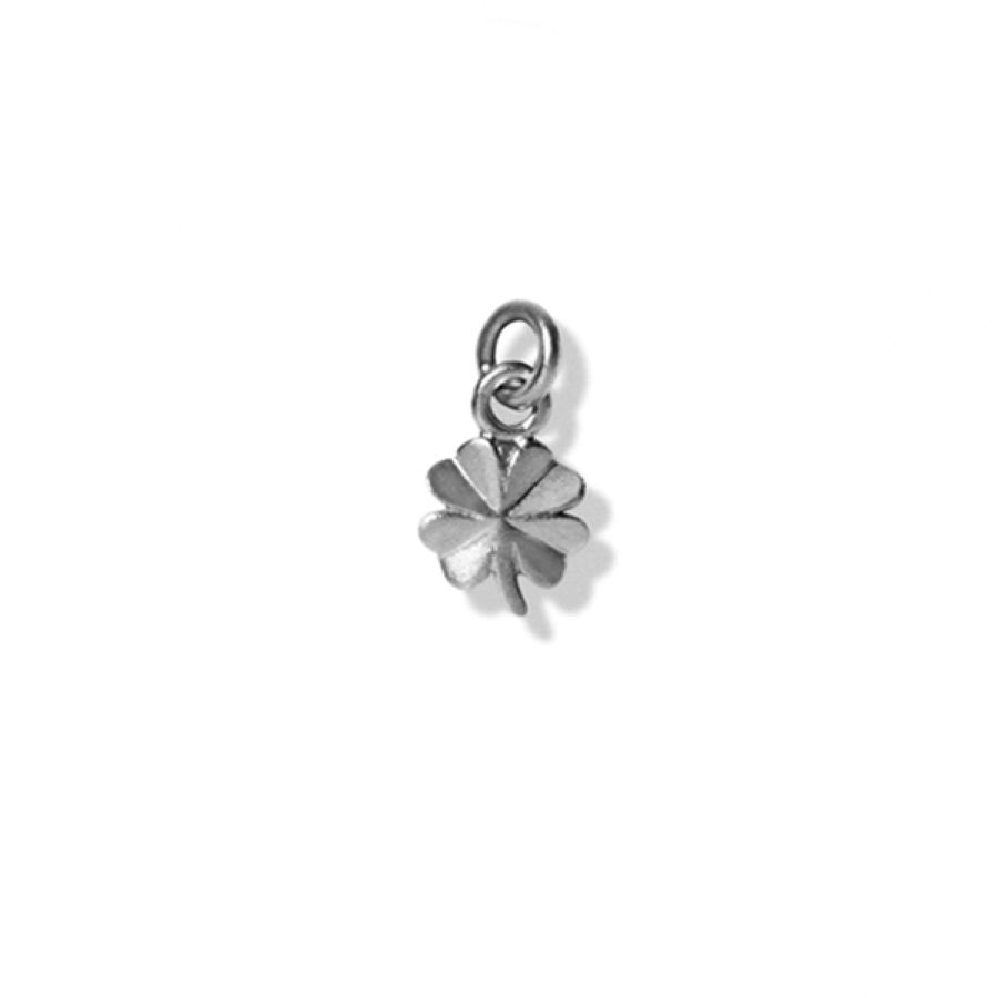 Pendant for earring<br> MINI PAGORIA grey sterling silver (round small eyelet)