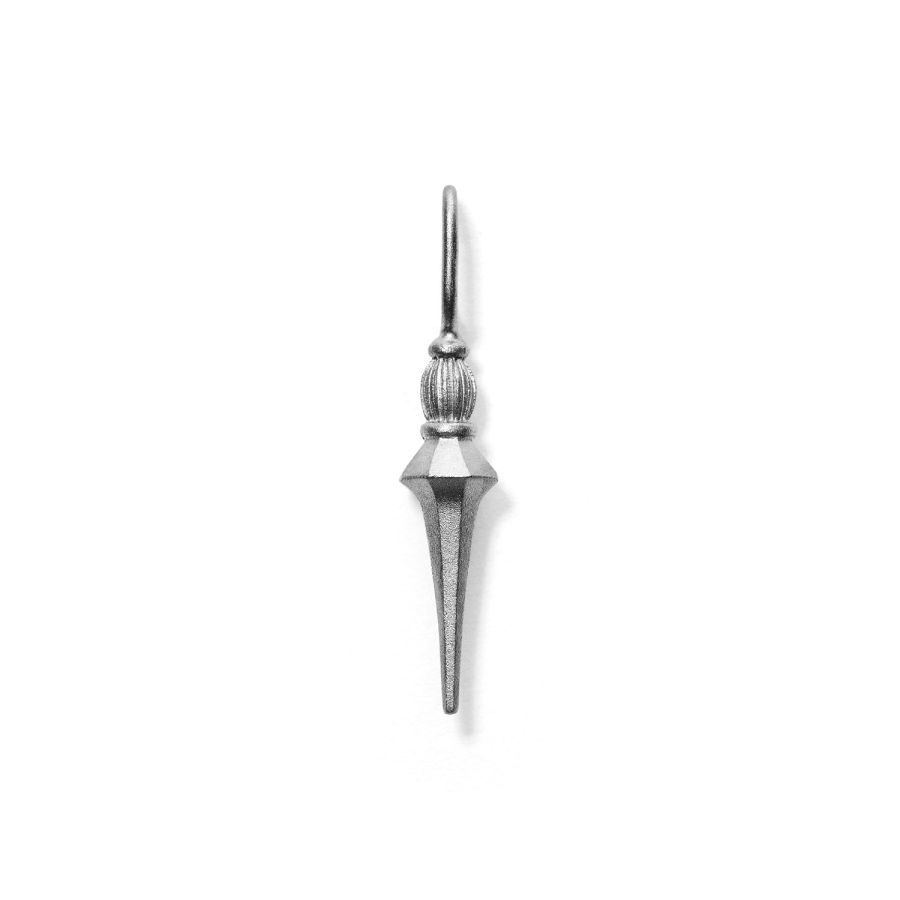 Pendant for necklace<br> MINI PALFREY grey sterling silver (oval)