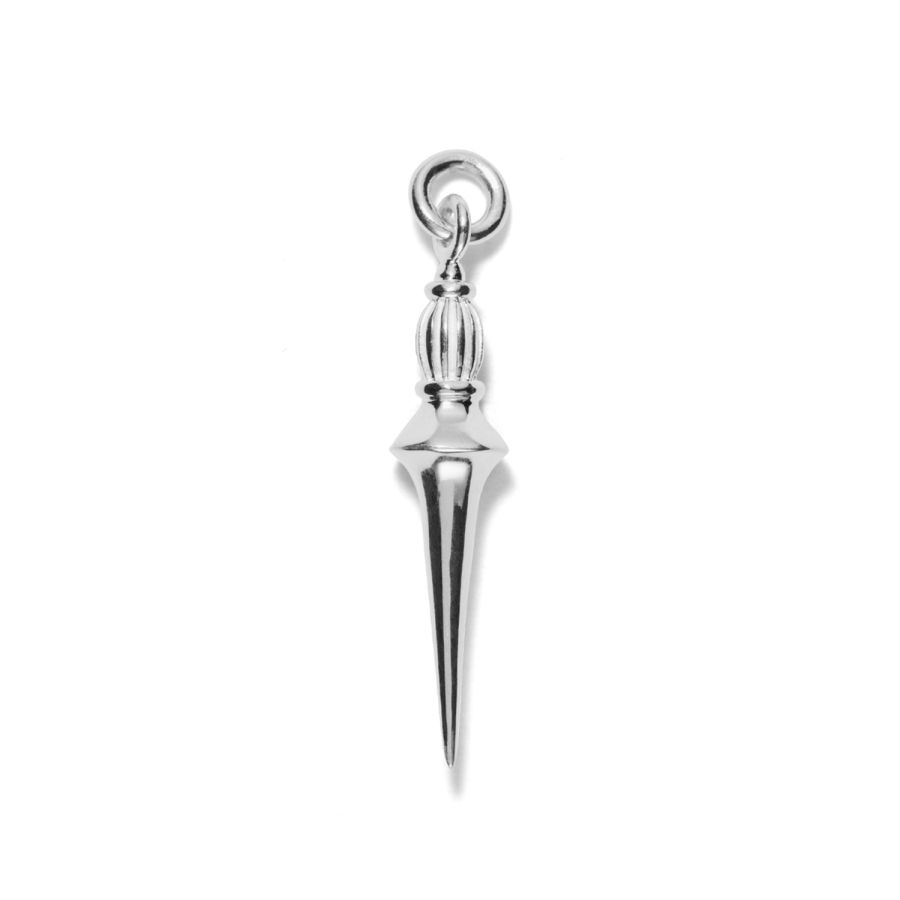 Pendant<br> PALFREY high polished sterling silver (round medium eyelet)