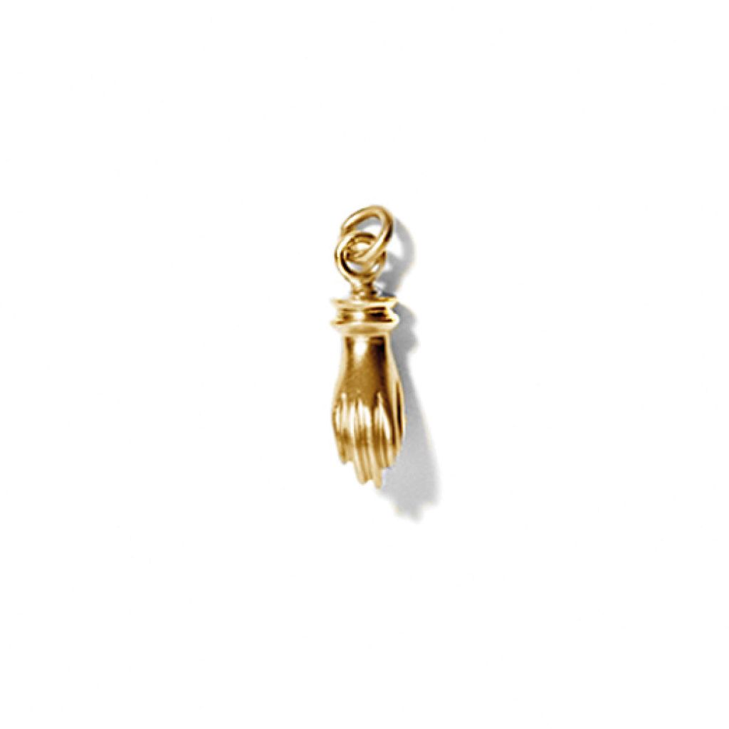 Pendant for earring<br> MINI PAVLINA gold (round small eyelet)