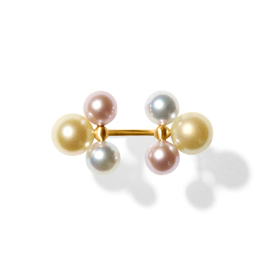 Ring<br> ROSABELLE gold pink yellow akoya