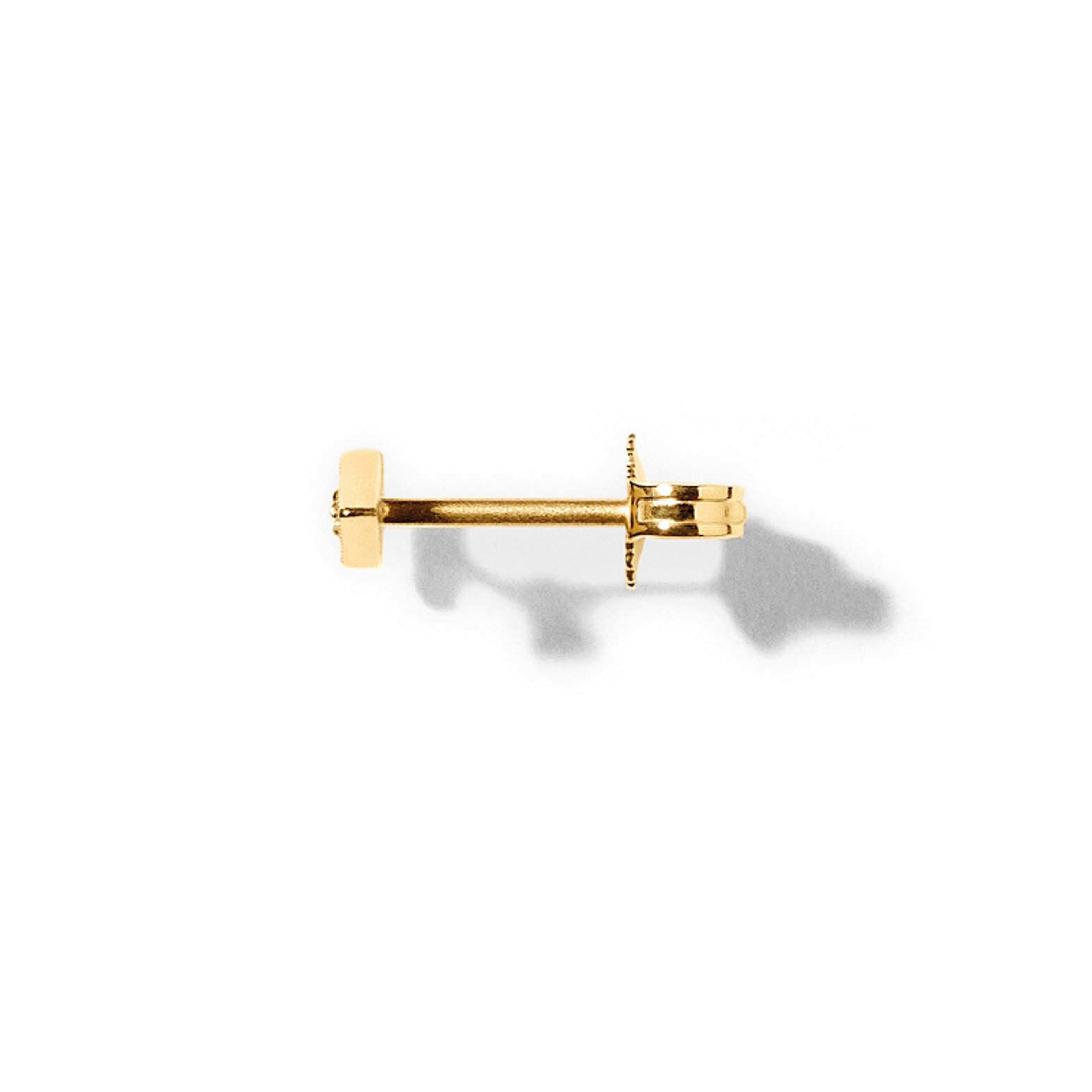 Ear stud<br> EYO gold diamond sapphire