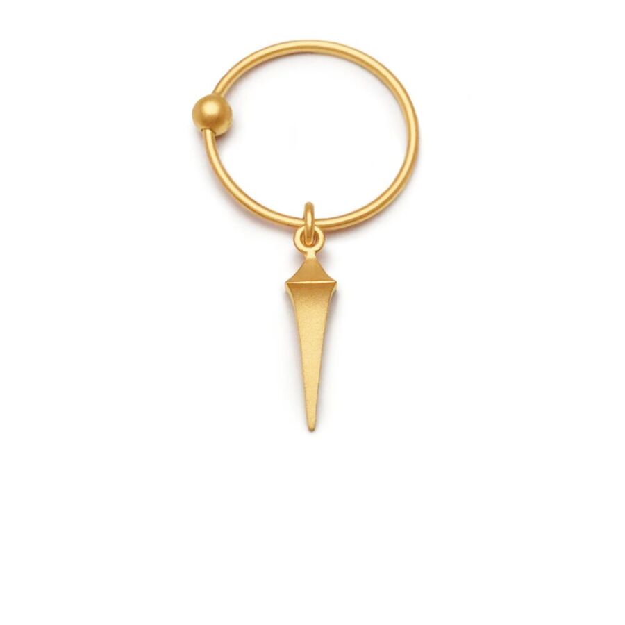 Pendant for earring<br> MINI PEASON gold (round small eyelet)