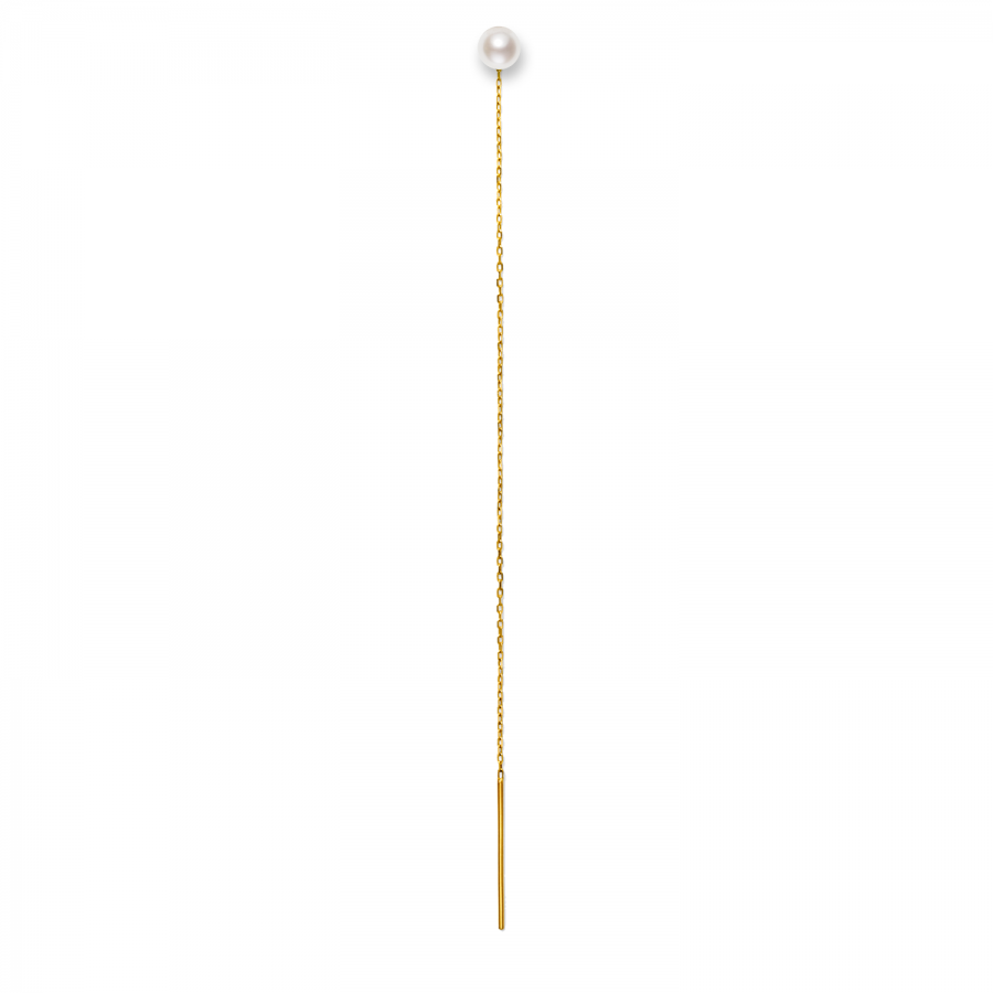 Pendant for earring<br> EAR CHAIN FOUR gold