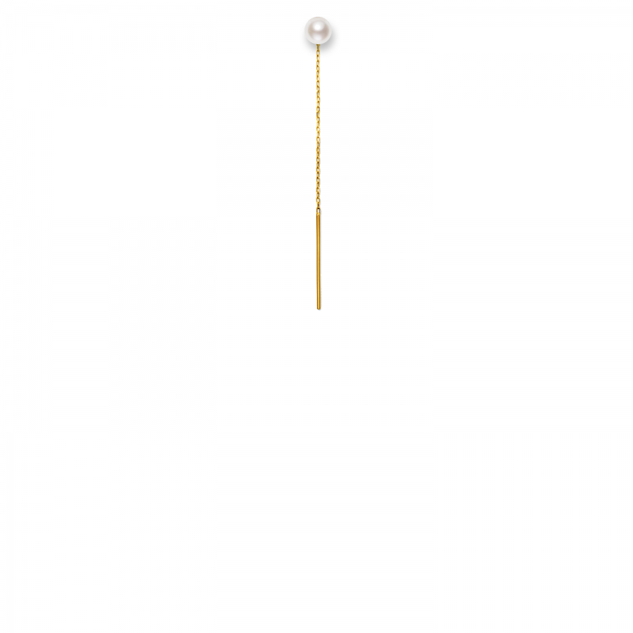 Pendant for earring<br> EAR CHAIN ONE gold