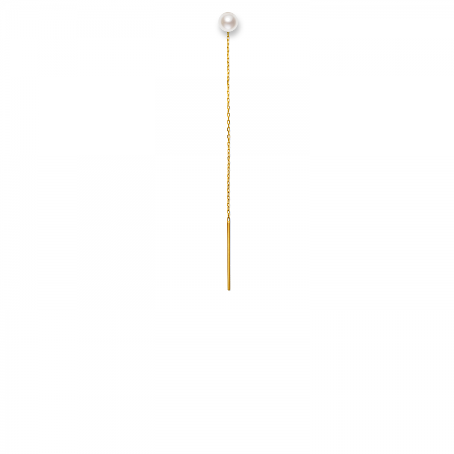 Pendant for earring<br> EAR CHAIN TWO gold