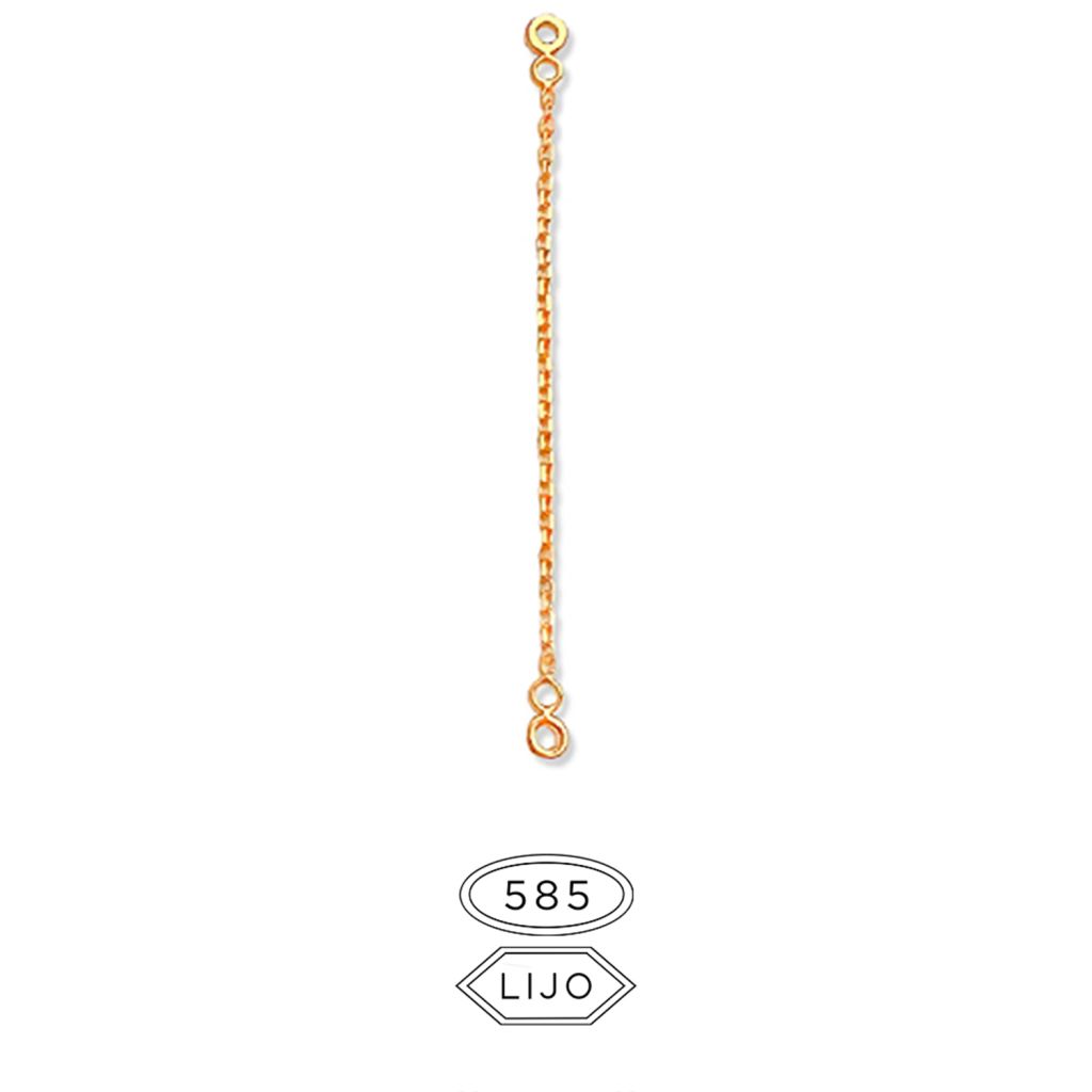 Pendant for earring<br> L. CHAIN gold