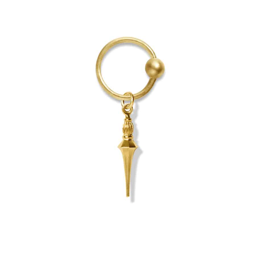 Pendant for earring<br> MINI PALFREY gold (round small eyelet)