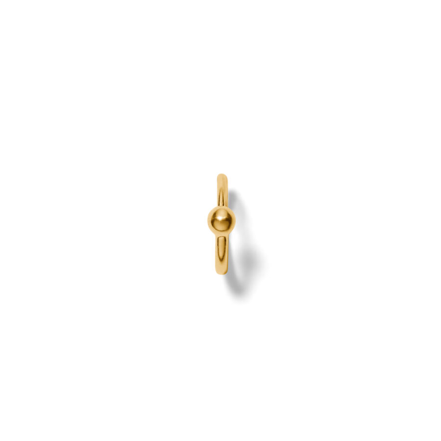 Earring<br> ELLA ONE high polished gold