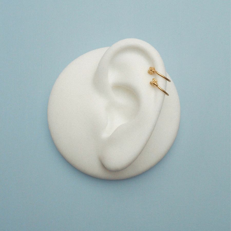 Twist hoop<br> EARLYWINE gold