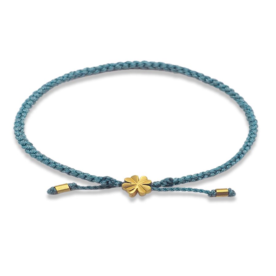 Rope bracelet<br> BARTISAN ONE gold (sky blue pagoria)