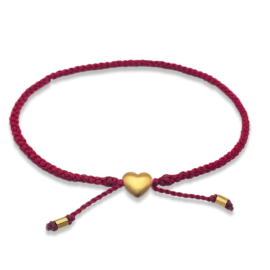 Rope bracelet<br> BARTISAN ONE gold (red palori)