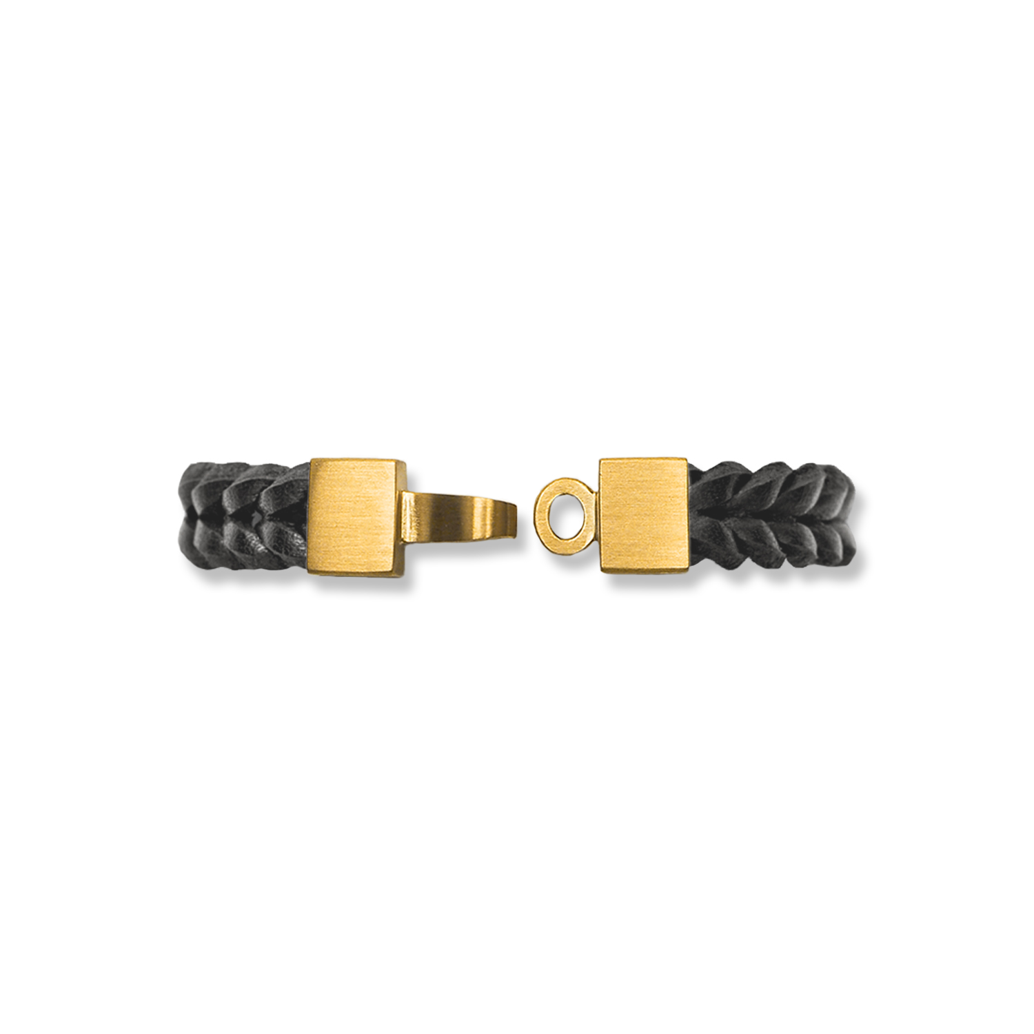 LOCK FOR LHA LEATHER BRACELET<br> HOOK BOX LOCK gold