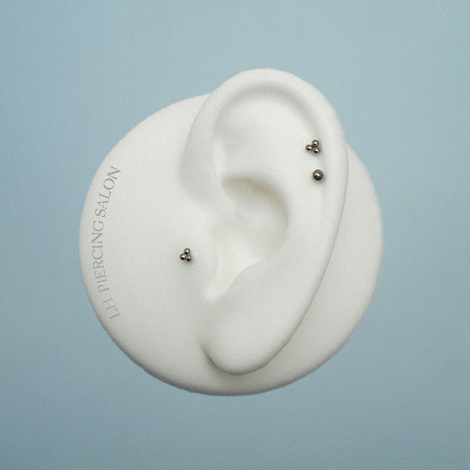 Piercing salon Titanium jewellery menu