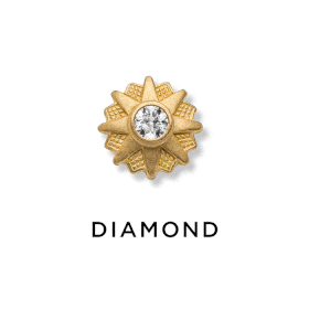STAR ONE gold facetteret ENG